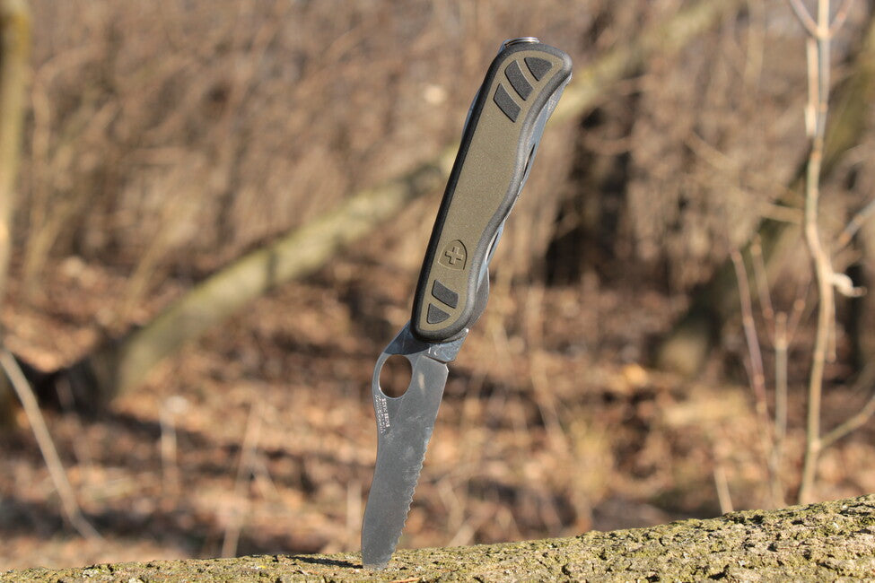 Victorinox Swiss Army джобен нож 111mm, зелено-черен