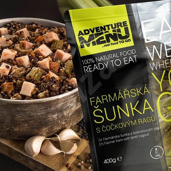 Adventure Menu Фермерски шунка със сочевично рагу 400g