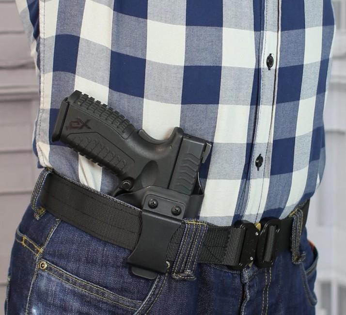 Falco Glock 19 iwb кайдекс вътрешно кобурно калъф, черен дясно
