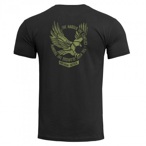 Pentagon Eagle тениска, черна