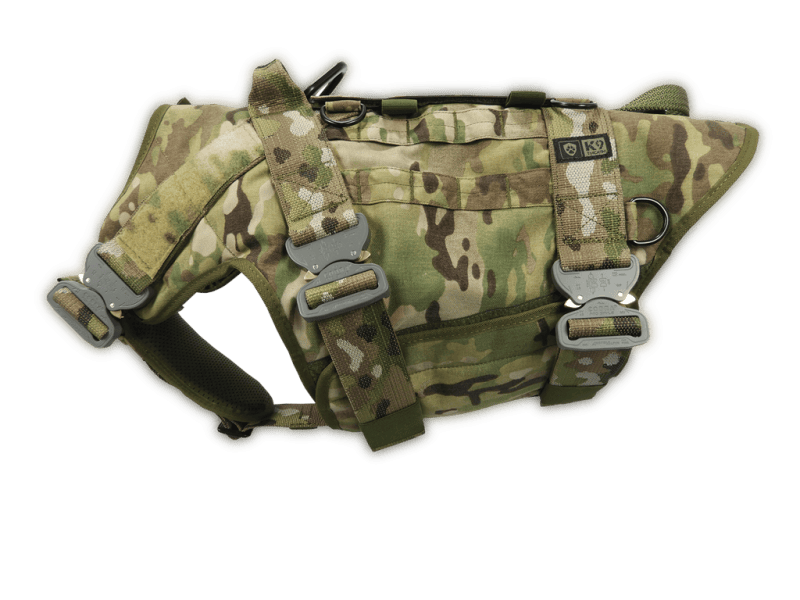 K9 Thorn потник Cordura, черен мултикам