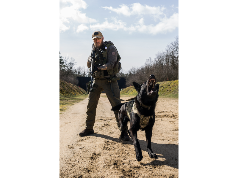 K9 Thorn поводец Cordura, M, карта