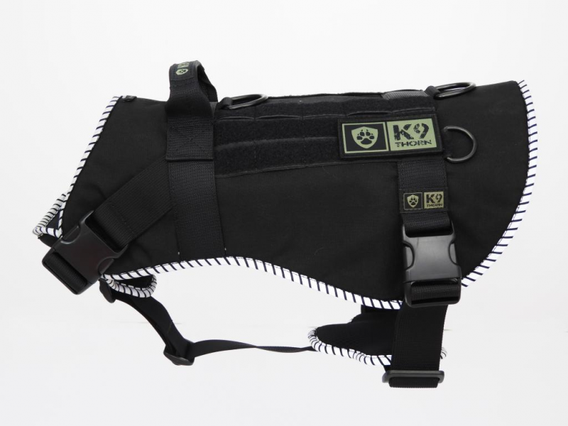 K9 Thorn нагръдник с рефлектиращ елемент Echo, черен, L