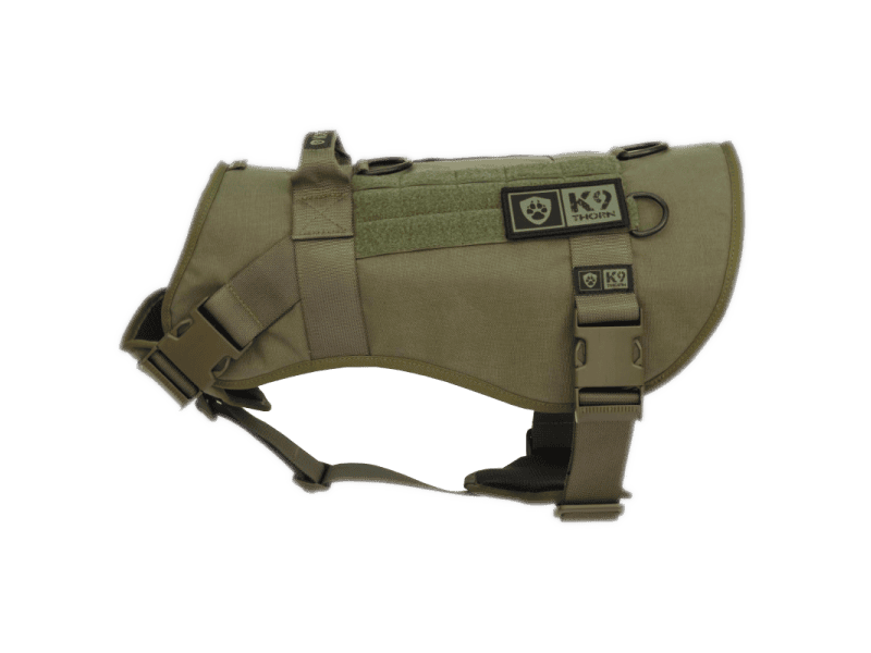 K9 Thorn нагръдник с рефлектиращ елемент Echo, маслинен, M