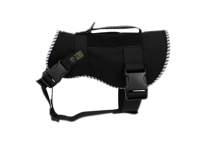 K9 Thorn упряж с рефлексивен елемент Echo S, черна
