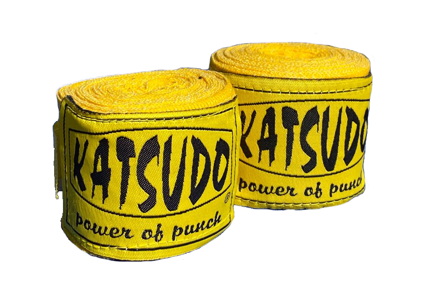 Katsudo Path еластична боксова бинта, жълта