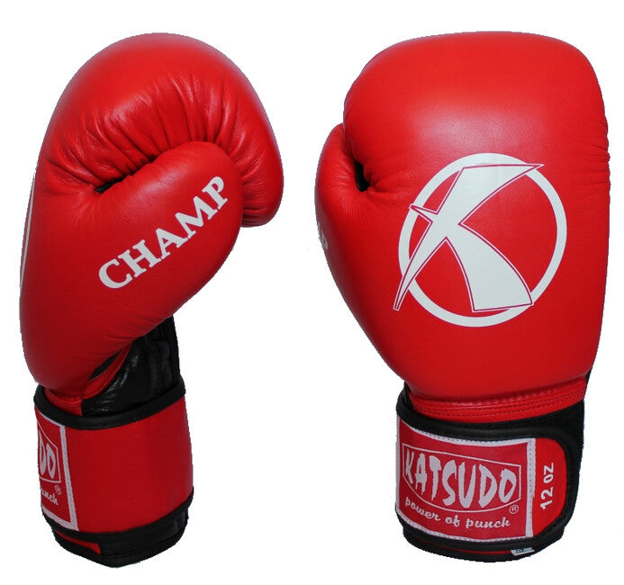 Katsudo Champion IV кутия ръкавици, червени