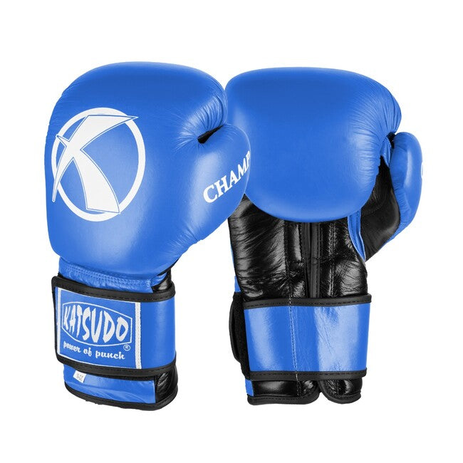 Katsudo Champion IV кутия ръкавици, сини