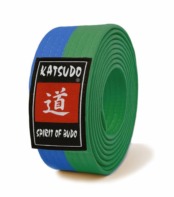 Katsudo Master колан obi, зелено син