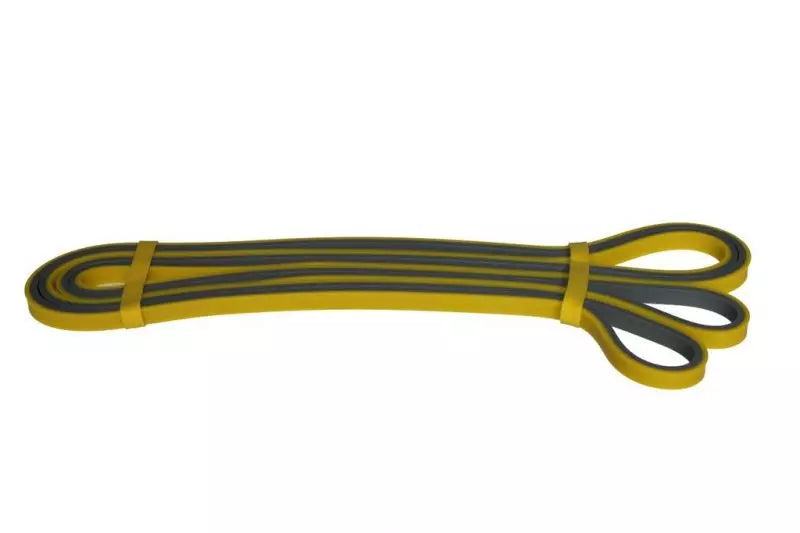 Katsudo Flexband много лека тренировъчна гума, жълто-сива