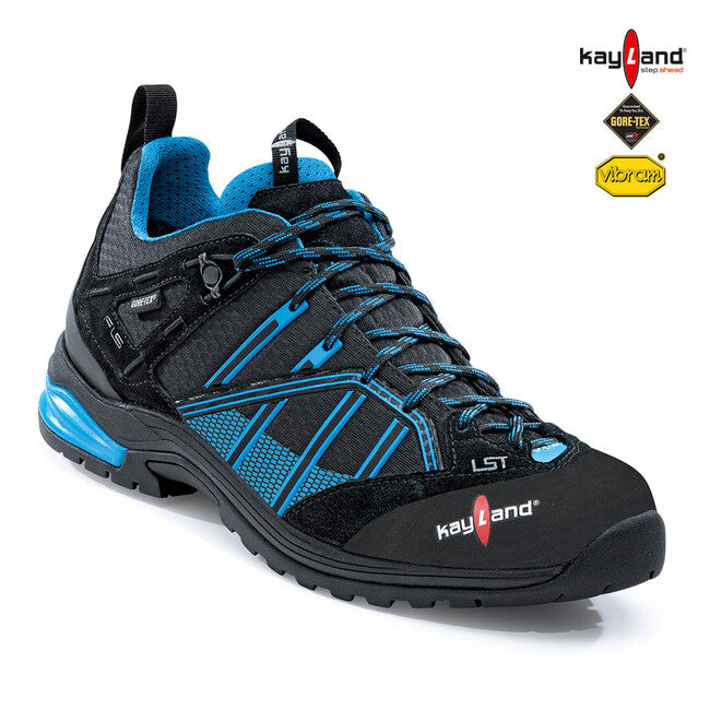 Kayland Track GTX нисък модел за туризъм, черно/синьо cyan KAP006M02