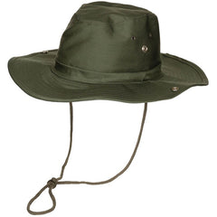 MFH Bush Hat with Drawstring, Olive Drab