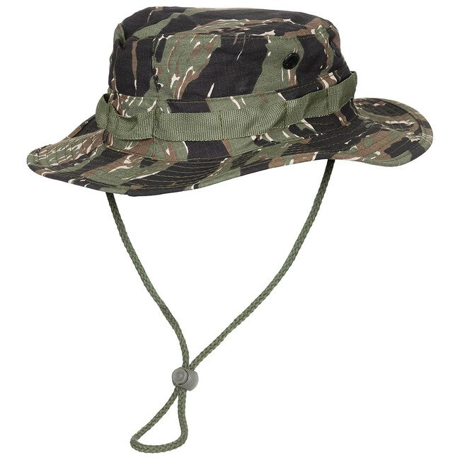 MFH GI Bush американска шапка Ripstop със шнура, тигрова шарка