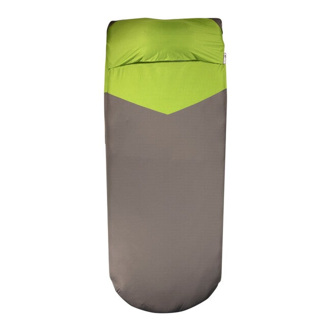 Klymit Luxe V Sheet XL защитен калъф за спален килим, зелено-сив