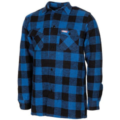 Fox Outdoor tesarjeva flaneljena srajca, modro-črna