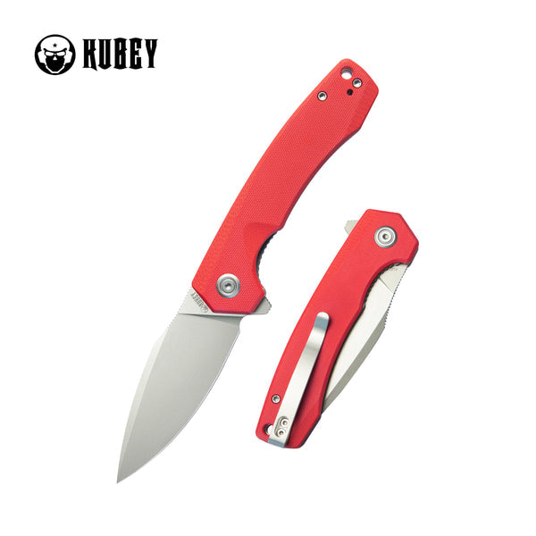 KUBEY Calyce Drop Pt. джобен нож, червен