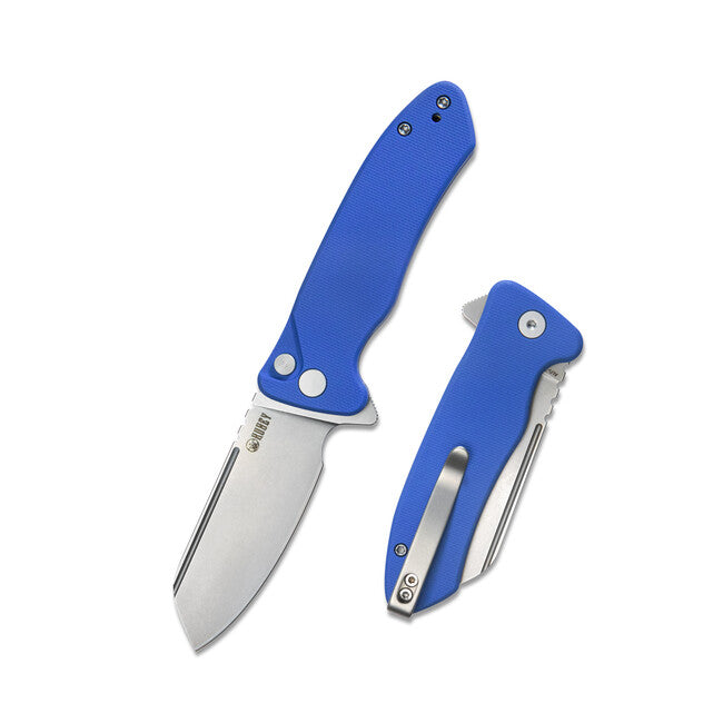 KUBEY Creon S джобен нож, синя G10