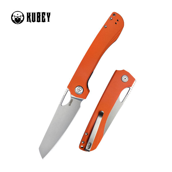 KUBEY Elang джобен нож оранжев G10