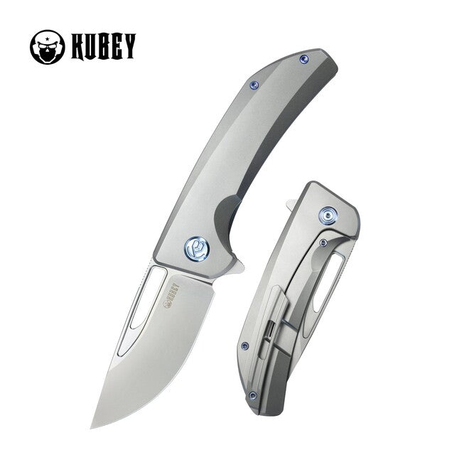 KUBEY Hyperion джобен нож сребристо Titan