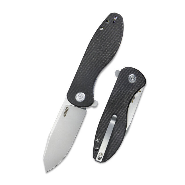 KUBEY Master Chief джобен нож черна Micarta