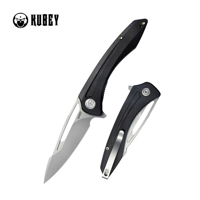 KUBEY Merced джобен нож черен G10