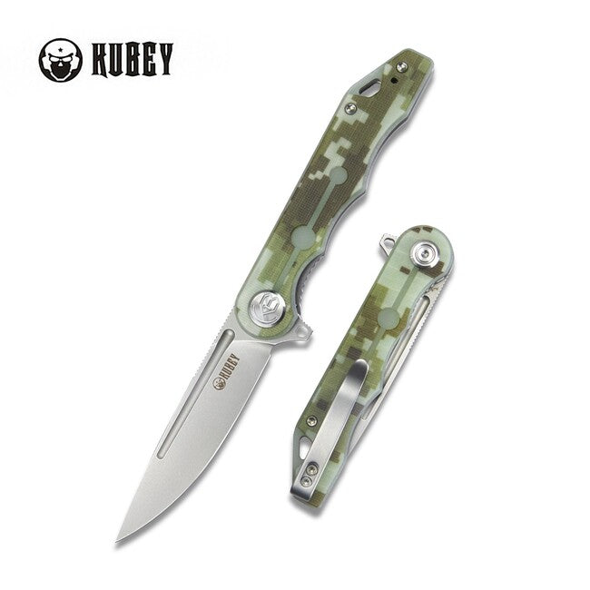 KUBEY Mizo джобен нож Camo G10