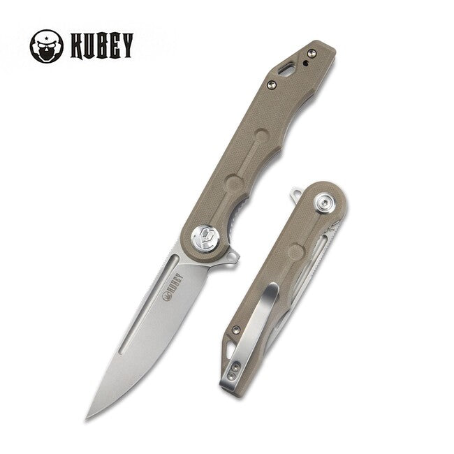 KUBEY Mizo затворен нож тан G10