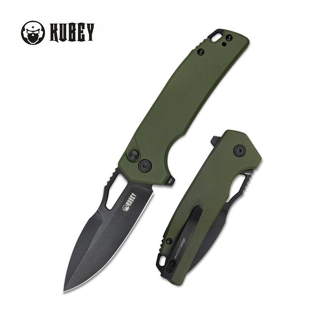 KUBEY RDF Pocket Knife джобен нож, зелен и черен