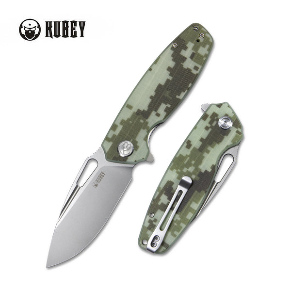 KUBEY Tityus джобен нож Camo G10