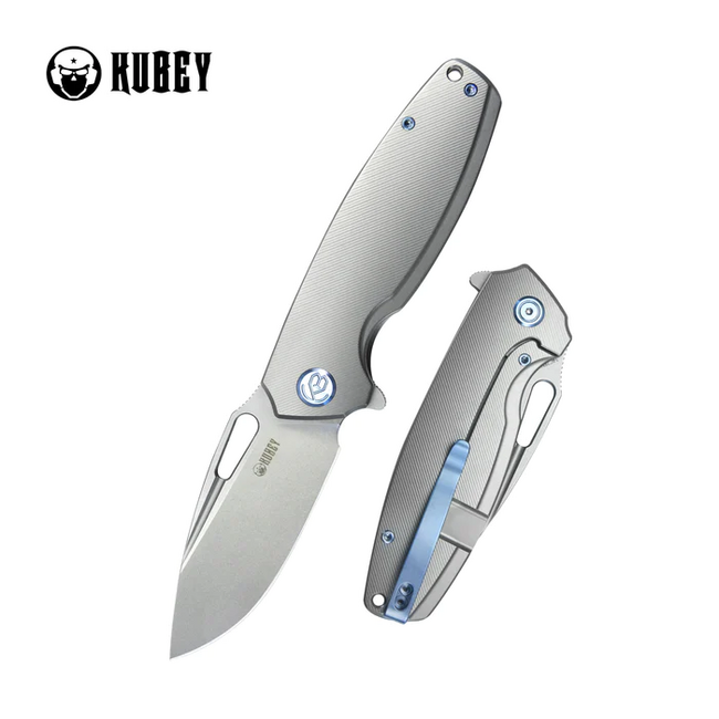 KUBEY Tityus джобен нож ContouRed Titanium