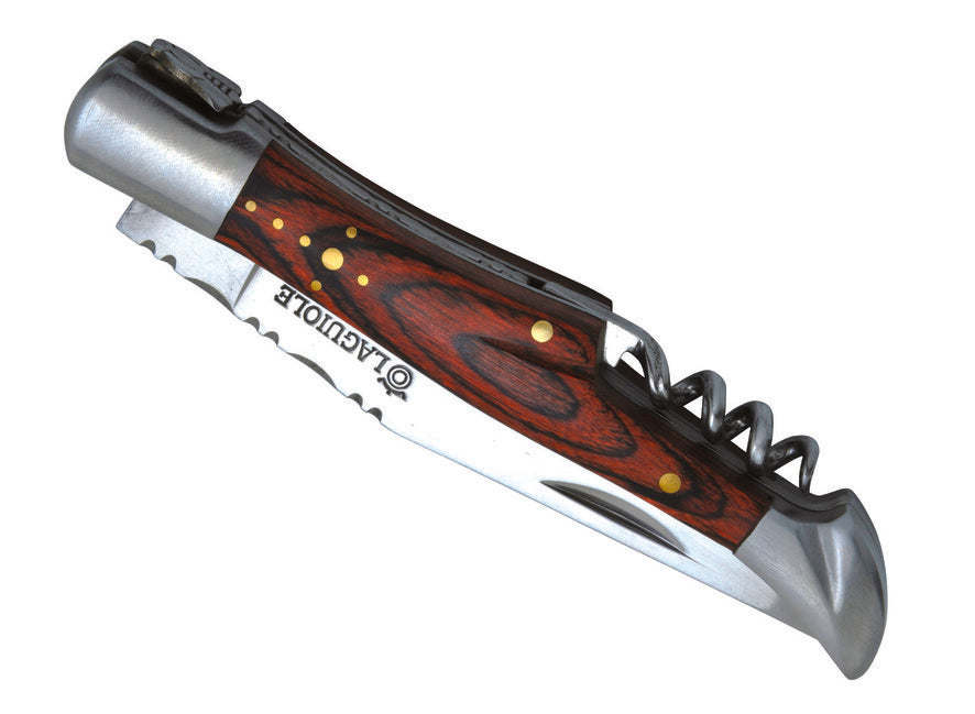 Laguiole DUB039 джобен нож, острие 12cm, стомана 420, дръжка кафява staminy