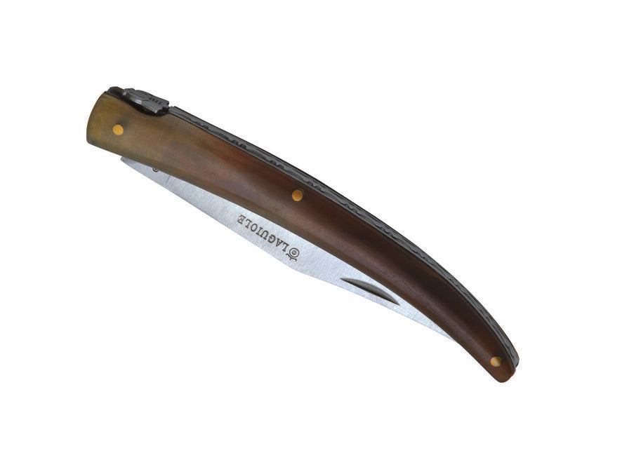Laguiole DUB095 Caractere Pocket Knife, 10.5cm Blade, 420 Steel, Horn Handle