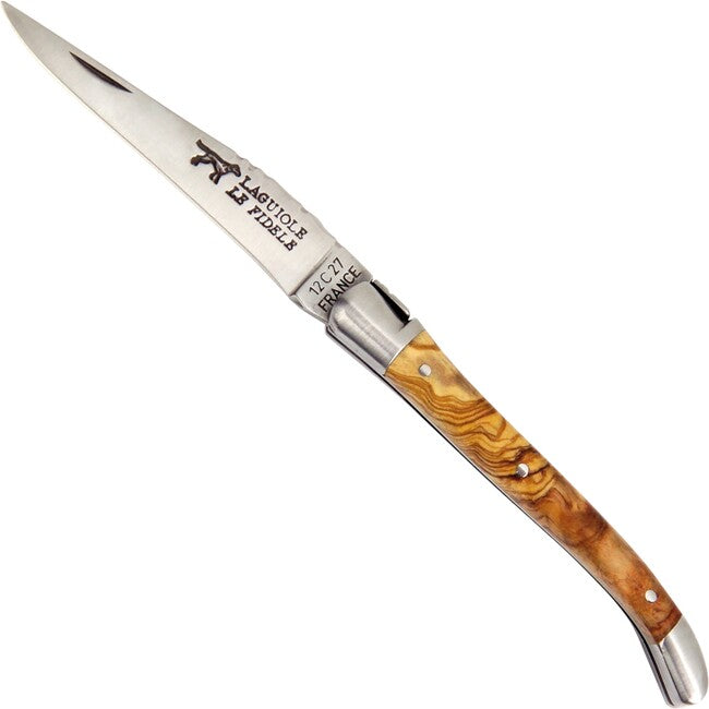 Laguiole Le Fidèle джобен нож маслинено дърво, 8cm