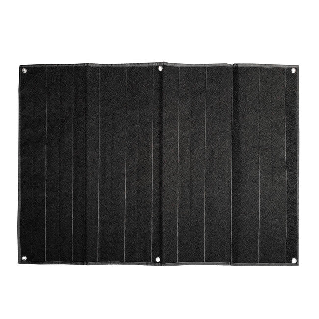 WARAGOD Голяма велкро панел черна дека с 6 очи Blanket с eyelets Black