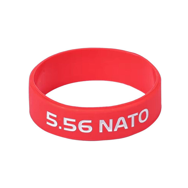 Leguon Volt гумена лента за маркиране на магазин 5.56 mm, червено-бяла