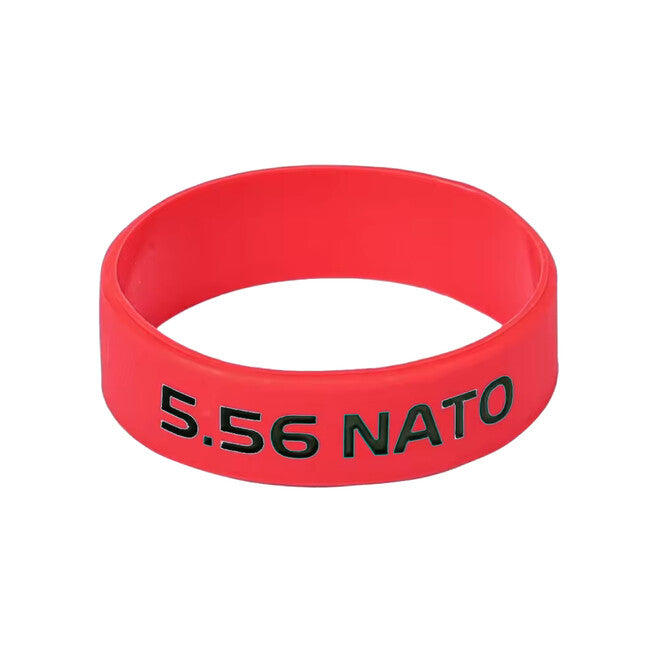 Leguon Volt гумена лента за означаване на магазин 5.56 mm, червено-черна