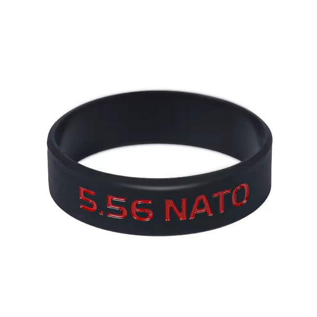 Leguon Volt гумена лента за маркиране на магазин 5.56 mm, черно-червена