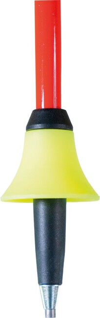 LEKI Flex Tip DH/GS наконечници с чиния 85 mm, черно-неонов жълт