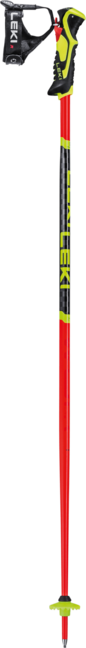 LEKI WCR Lite SL 3D ски палици, светла червена-черна-неонова жълта