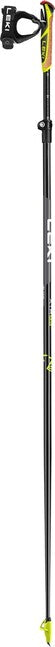 LEKI XTA 6.5 Vario Ski Poles, Black-White-Neon Yellow, 145-165 cm