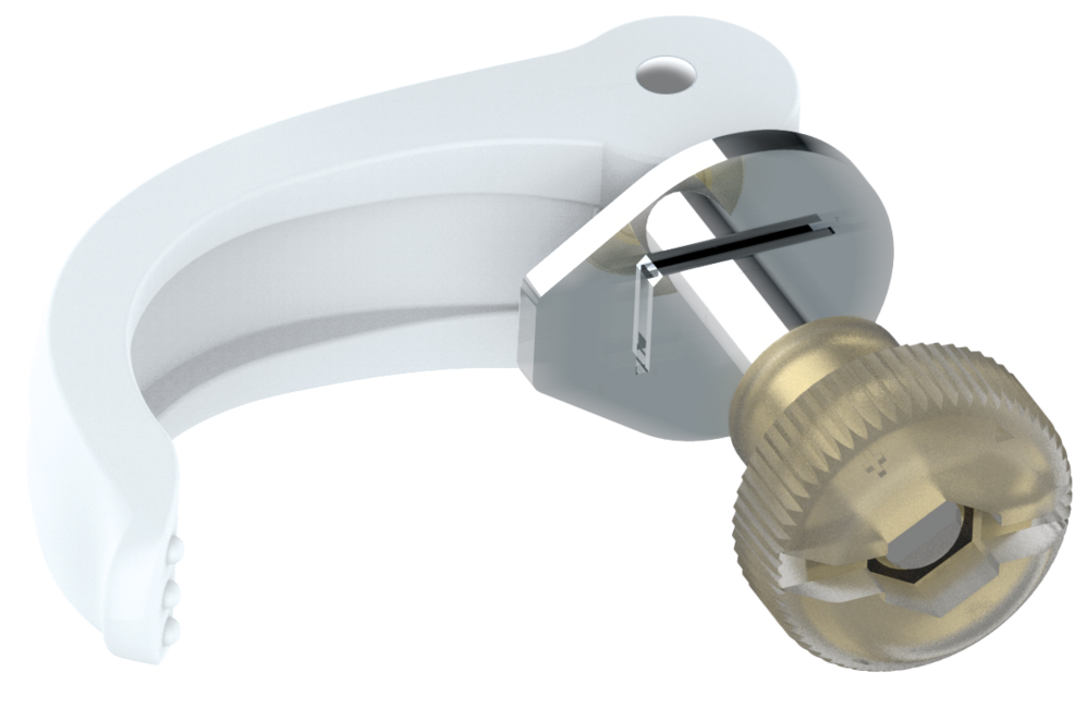 LEKI Speed Lock 1 Lever резервна част, бяла, 18|16 mm