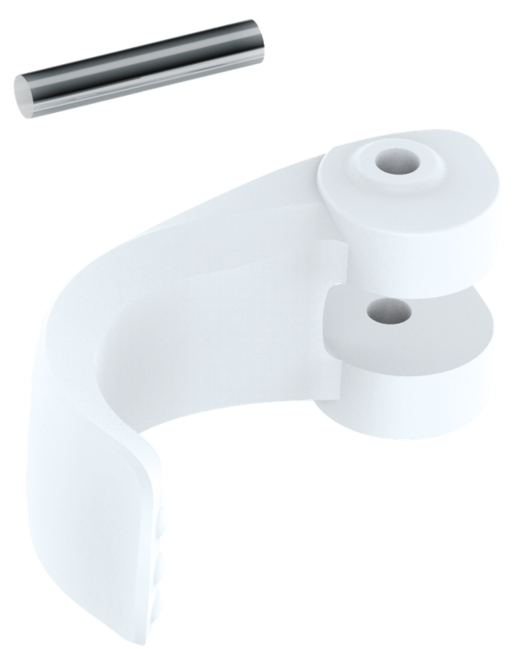 LEKI Speed Lock + резервен дял 2+ Lever, бяла, 18|16 mm
