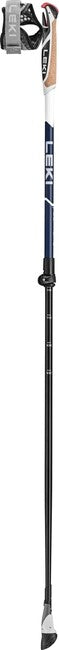 LEKI Smart Supreme Nordic Walking палици, полунощна синя тъмна металическа-тъмносиня-бяла, 100 - 130 cm