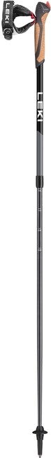 LEKI Spin скандинавски палки за ходене, черна-сребристо-сива-бяла, 100 - 130 cm