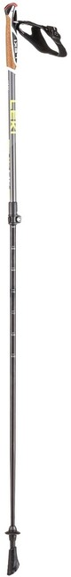 LEKI Spin Shark SL Ραβδοί Nordic Walking, Ασημί-γκρι-Σκούρο Ανθρακί-Λαιμ, 100 - 130 cm