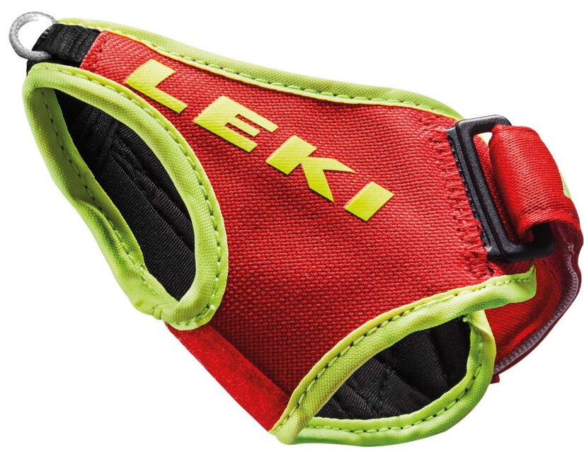 LEKI Frame Strap Shark пътка, неоново червена, S/M/L