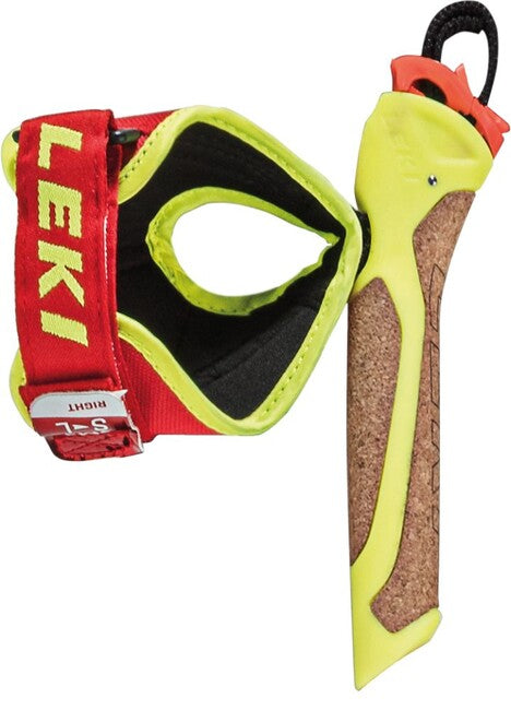 LEKI Nordic Shart FRT4 дръжки Nordic 16,5 mm, неоново жълта/кафява