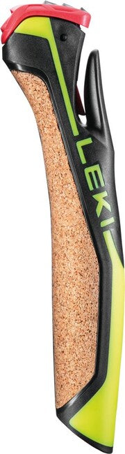 LEKI Nordic Shark Cork дръжки 16,5mm, неоново жълта/черна