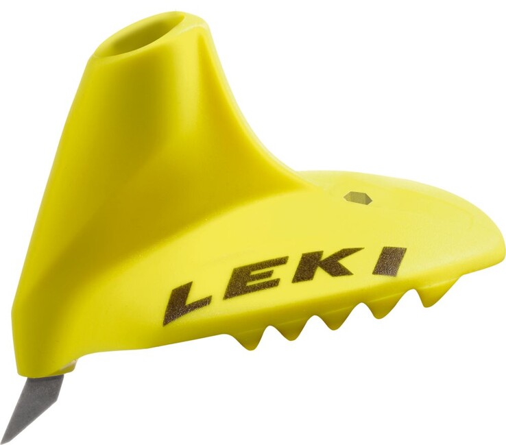 LEKI Super Race Vario Basket нашивки с шип 9 mm, неонава жълта