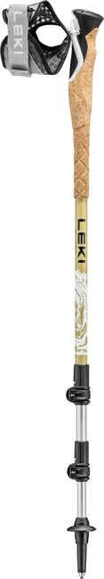 LEKI Cross Trail TA треккингови палки, бяло-златнокафяво-черни, 100 - 135 см